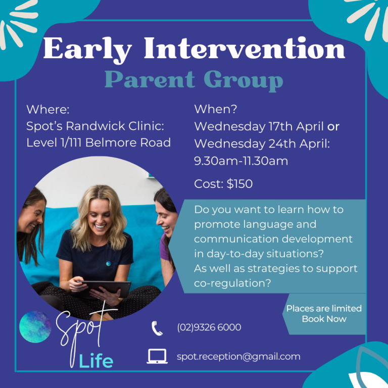 Early Intervention Parent Group