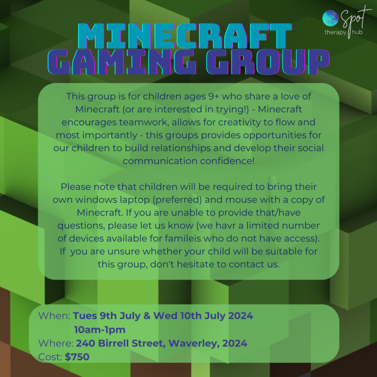 Game On Minecraft Gaming Group July
