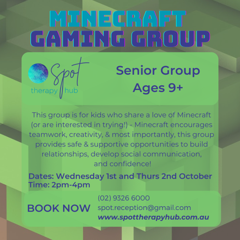 Senior Minecraft October 2024